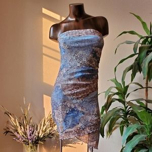 Charlotte Russe. Size small. Blue/Tan